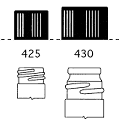 Cap neck finish diagrams, part B