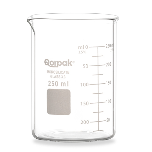 278383  50ml Snap Cap Qorpak Volumetric Flask - Qorpak